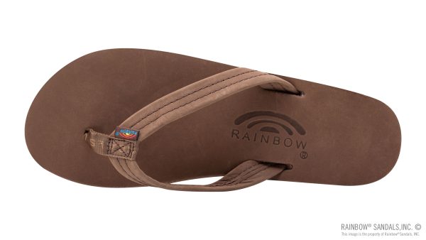 Four Layer Leather Wedge with a 3/4 Leather Strap