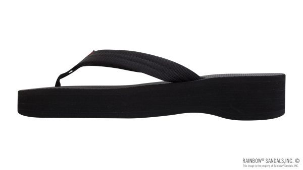 Four Layer Wedge Soft Rubber Top with EVA Filled  3/4 Nylon Strap