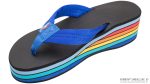Six Layer Wedge Soft Rubber Top with EVA Filled 1 Nylon Strap