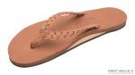 Twisted Sister  Single Layer Arch Support Leather with a  3/4 Medium Double Braided Strap