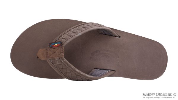 The Bentley  Classic Leather Top Sole with 1 Hand Woven Strap