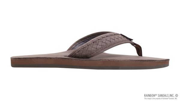 The Bentley  Classic Leather Top Sole with 1 Hand Woven Strap