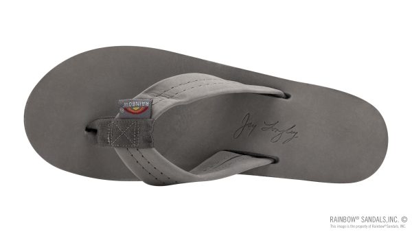 Signature Series  Women's Single Layer Premier Grey Leather Lt. Blue Midsole 1 Wide Strap