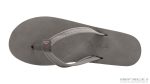 Signature Series  Women's Single Layer Premier Grey Leather Lt. Blue Midsole 1 Narrow Strap