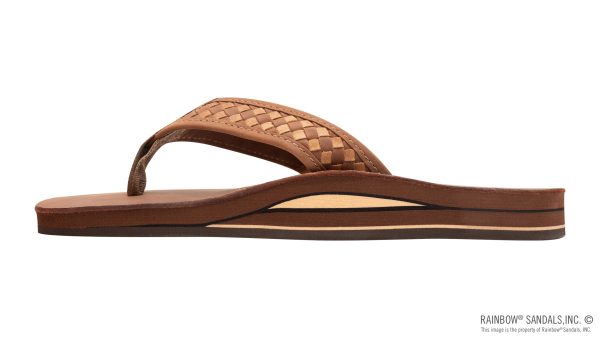 The Bentley  Premier Leather Double Layer Arch Woven Strap