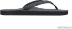 Rainbow Sandals Madison - Single Layer Arch Support with a Braid on a 1arrow Strap. Premier Black. Ladies X-Large | Flip-Flops
