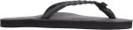 Rainbow Sandals Women's Flirty Braidy. Classic Black. Small / 5.5-6.5 | Classic Leather w/Single Braided Strap | Flats