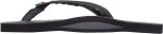 Rainbow Sandals Women's Flirty Braidy. Classic Black. Small / 5.5-6.5 | Classic Leather w/Single Braided Strap | Flats