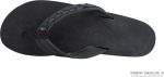 Rainbow Sandals Madison - Single Layer Arch Support with 3/4raided Strap. Premier Black. Ladies Large/7.5-8.5 B(M) US | Flip-Flops