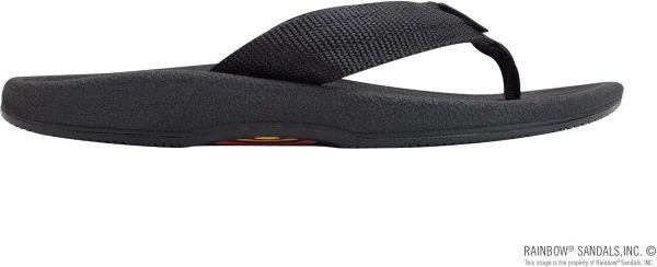 Rainbow Sandals Men's Mariner Orthopedic Rubber Foot Bed w/Arch Support. Dark Brown. Men's 7 D(M) US | Sandals