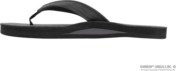 Rainbow Sandals Women's Catalina Sandal. Premier Black. Ladies 7 M US | Flats
