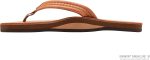 Rainbow Sandals Ladies Luxury Leather - Single Layer Arch Support with a 3/4edium Strap Tahitan Tan. Ladies size M / 6.5-7.5 | Flats