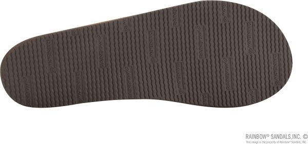 Rainbow Sandals Ladies Luxury Leather - Single Layer Arch Support with a 3/4edium Strap Buckskin. Ladies size M / 6.5-7.5 | Flats