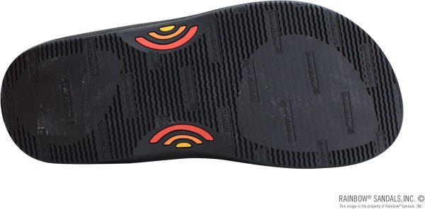 Rainbow Sandals Men's Mariner Orthopedic Rubber Foot Bed w/Arch Support. Dark Brown. Men's 7 D(M) US | Sandals