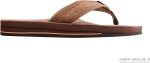 Rainbow Sandals Mens The Bentley Luxury Leather - Double Layer Arch Hand Woven Strap. Nogales Wood. Mens Size 7.5-8.5 | Sandals