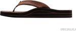 Rainbow Sandals Ladies Luxury Leather - Double Layer Arch Support with 3/4edium Straps. Oak. Ladies Large / 7.5-8.5 | Sandals