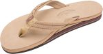 Rainbow Sandals Madison - Double Layer Arch Support with a Braid on a 3/4edium Strap. Sierra Brown. Ladies Small | Sandals