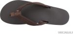 Rainbow Sandals Women's Single Layer Classic Rubber w/EVA filled Nylon Strap. Brown/Brown. Ladies X-Large / 8.5-9.5 B(M) US | Flip-Flops