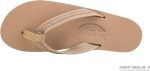 Rainbow Sandals The Willow - Double Layer Leather Sierra Brown Sandal with Double Braided  3/4trap. Ladies. X-Large. 8.5-9.5 D(M) US | Flats