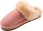 Rainbow Sandals Sunset Snugs - Premier Leather. Fleece Lined Slipper. Pink Cream. Ladies 8 | Flip-Flops