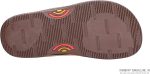 Rainbow Sandals Men's Navigator Premier Leather Orthopedic Foot Bed w/Tapered Strap. Dark Brown. Men's 8 D(M) US | Sandals