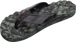Rainbow Sandals Men's Rubber Single Layer Holoholo. Black Green. Men's 1| Sandals