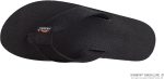 Rainbow Sandals Hemp Rasta - Single Layer Black Hemp with Rastafarian Colorded Mid Sole. Mens. Large 9.5-15 D(M) US | Sandals
