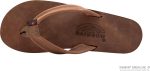 Rainbow Sandals LadiesLuxury Leather - Double Layer Arch Support with 3/4edium Straps. Nogales Wood. Ladies size S / 5.5-6.5 | Sandals