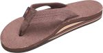 Rainbow Sandals Women's Double Layer Arch Hemp w/Wide Strap. Brown. Ladies 115-15 B(M) US | Flats