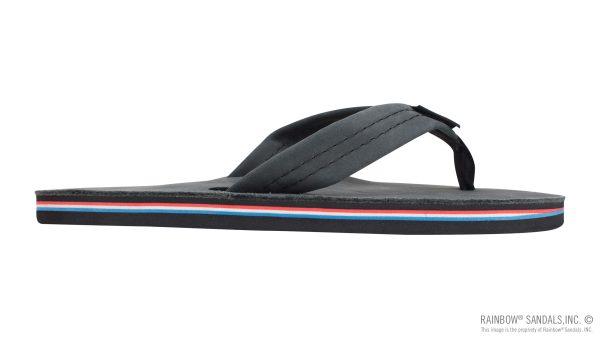 The Americana Men's Single layer Premier Leather Red White & Blue Mid Sole