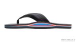 The Americana  Men's Single Layer Classic Leather with Red White & Blue Mid Sole