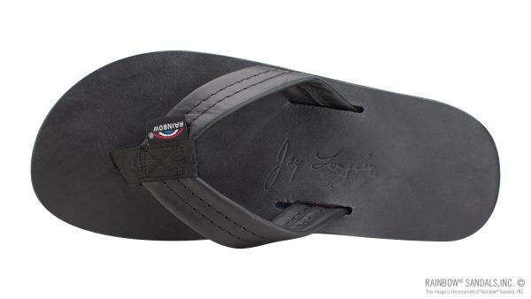 The Americana  Men's Single Layer Classic Leather with Red White & Blue Mid Sole