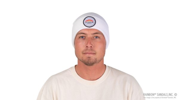 Basic Cuff Beanie with Long Ride Patch 1% rylic