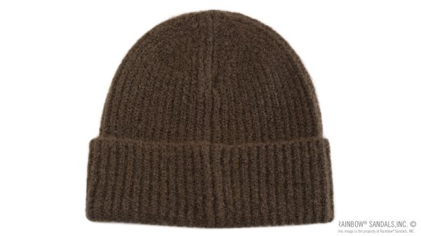 Marled Knit Beanie with Original Rainbow Woven Label