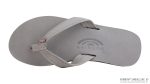 The Catalina  Single Layer Arch Support Premier Leather Tapered Strap