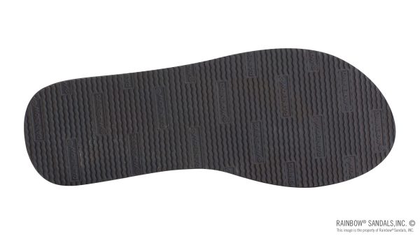 The Catalina  Single Layer Arch Support Premier Leather Tapered Strap