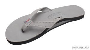 The Catalina Single Layer Arch Support Premier Leather Tapered Strap