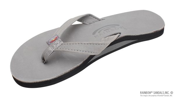 The Catalina  Single Layer Arch Support Premier Leather Tapered Strap