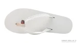 Cloud Dancer Leather Single Layer Arch Narrow Strap