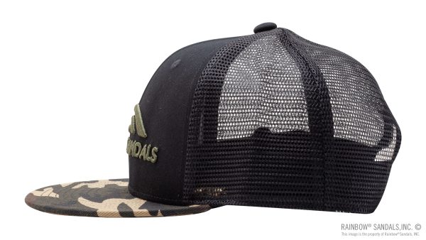 Rainbow Sandals Camo Snap Back Trucker Hat