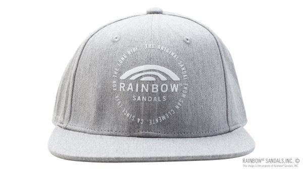 Rainbow Sandals Circle Logo Graphite Snap Back Hat