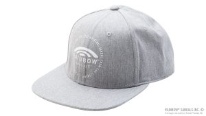 Rainbow Sandals Circle Logo Graphite Snap Back Hat
