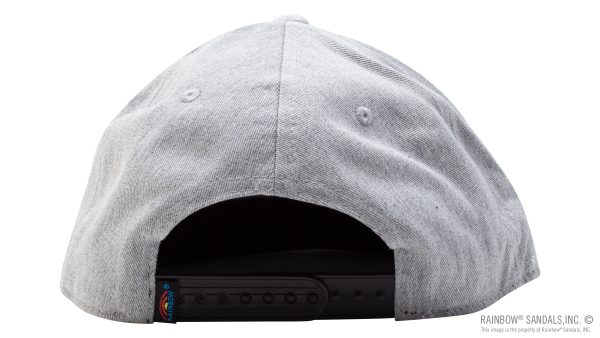 Rainbow Sandals Circle Logo Graphite Snap Back Hat