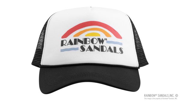 Rainbow Trucker Hat Vintage Logo