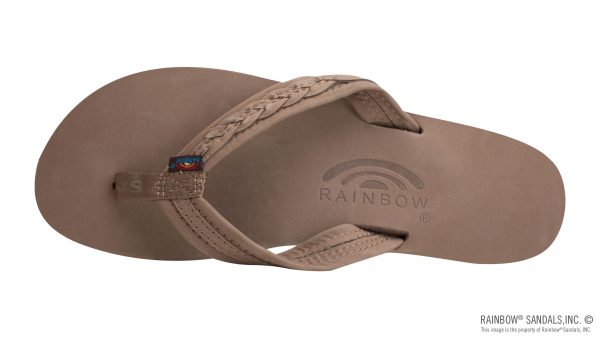 The Madison Single Layer Arch Support with a Braid on a 3/4 Medium Rolled Strap