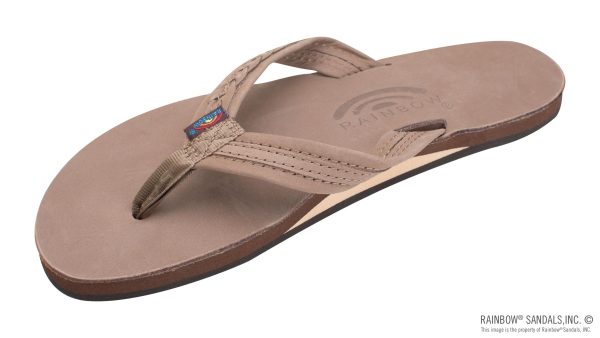 The Madison Single Layer Arch Support with a Braid on a 3/4 Medium Rolled Strap