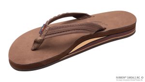 The Madison Double Layer Arch Support with a Braid on a 3/4 Medium Rolled Strap