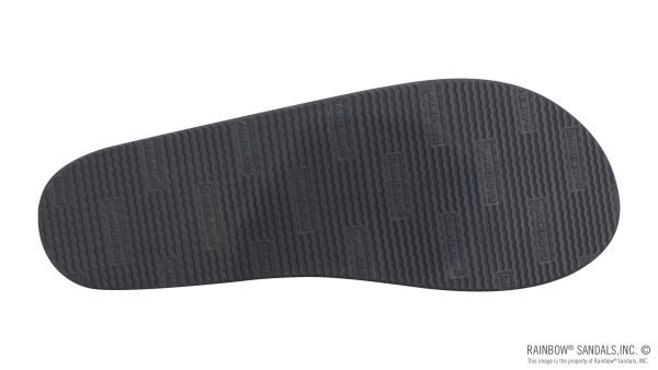 The Rastafarian Single Layer Black Hemp with Rasta Mid Sole and 1 Strap
