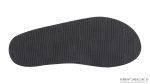 The Rastafarian Single Layer Classic Black Leather with Rasta Mid Sole