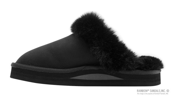 Sunset Snugs  Premier Leather. Fleece Lined Slipper